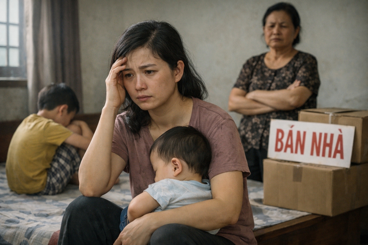 Mẹ chồng đòi bán nhà sau khi chồng tôi qua đời